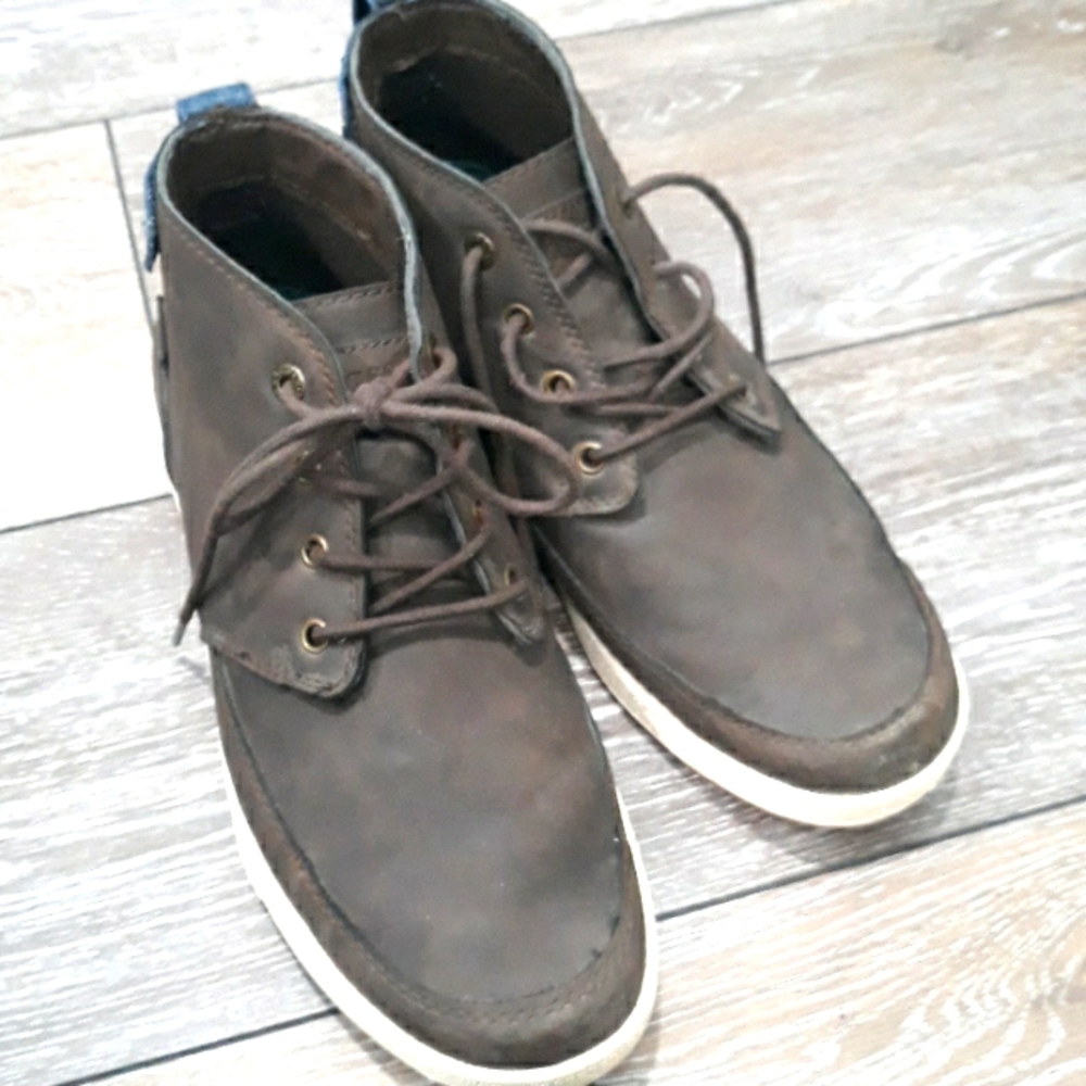 Bass dark brown chukka boots. Size 10